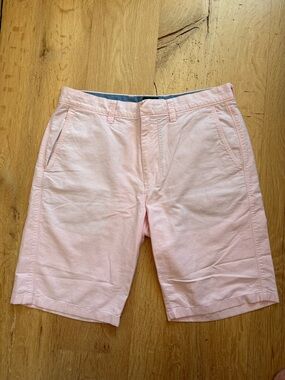 J Crew Classic Cotton Chino Shorts in Light Pink